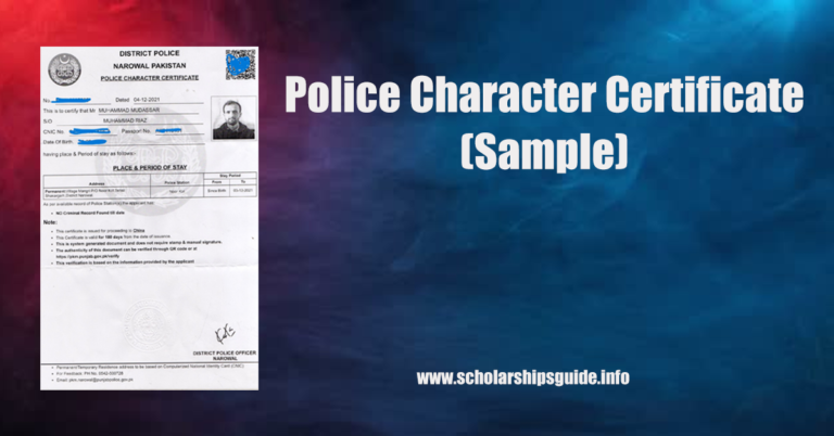 Police Character Certificate